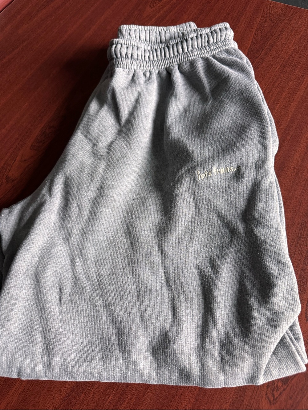 Iets Frans for Urban Outfitters Gray Sweatpants with Elastic Waist